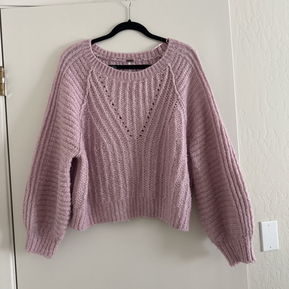 Free People purple/pink Knit Sweater